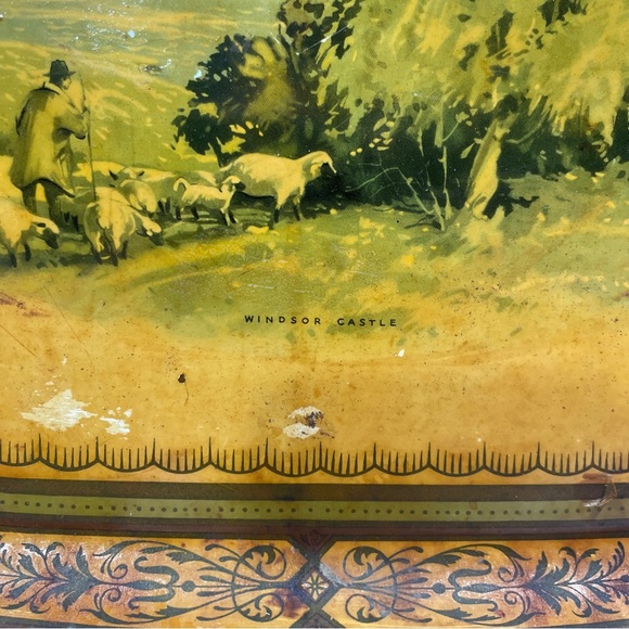 Vintage Baret Ware Metal Serving Tray #124 Regal Windsor Castle Made In England - Picture 4 of 12